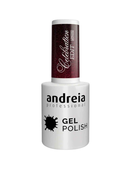 Andreia Gel Polish Celebration Edit CE5 – Burdeos Intenso con Brillo 10,5 ml