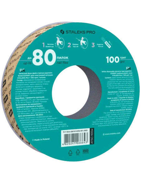 STALEKS EXPERT Donut papmAm Recambio de Limas para Lima Recta Grano 100 – 7 m