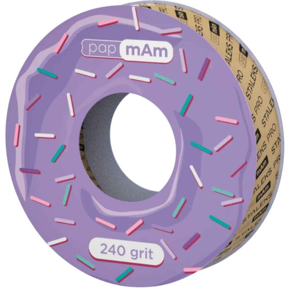 STALEKS EXPERT Donut papmAm Recambio de Limas para Lima Recta Grano 240 – 7 m