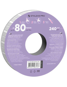STALEKS EXPERT Donut Recambio de Limas Adhesivas para Lima Recta Grano 240 – 7 m 2