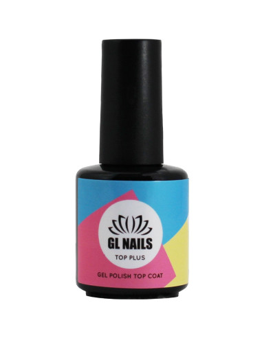 Top Coat Plus 15m Gl Nails (finalizante verniz gel) Verniz Gel     GLNAILS 