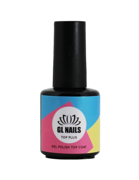 Top Coat Plus 15m Gl Nails (finalizante verniz gel) Verniz Gel     GLNAILS 