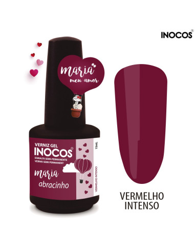 Maria Abracinho Verniz Gel 15ml - Coleção Maria Meu Amor - Inocos INOCOS Verniz Gel