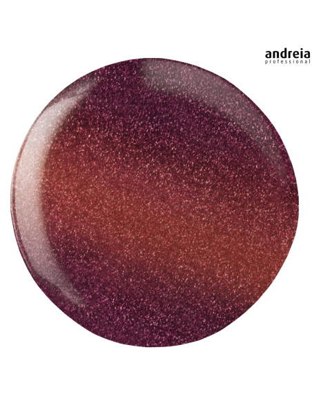 Andreia Hybrid Gel H83 - Fairy Tale Collection Castanho arroxeado metalizado Verniz Andreia Hybrid Gel