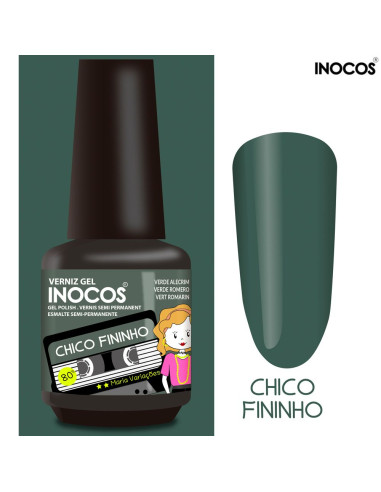 Chico Fininho Verniz Gel 15ml - Coleção Maria Variações - Inocos INOCOS Verniz Gel