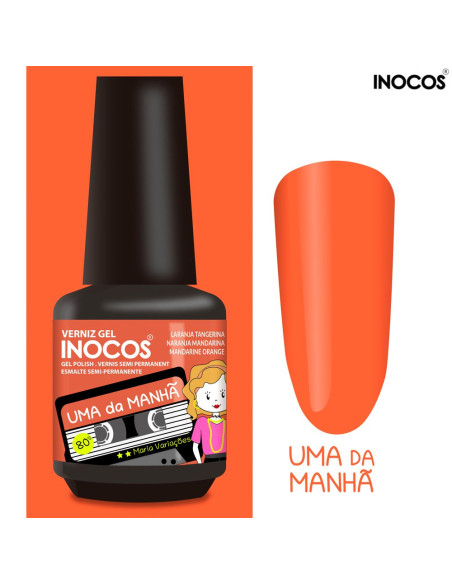 Uma da Manhã Verniz Gel 15ml - Coleção Maria Variações - Inocos INOCOS Verniz Gel