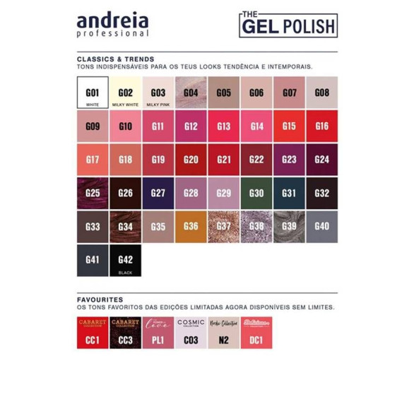 Andreia The Gel Polish G12 Classics & Trends