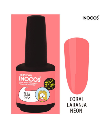 Filha Pipa Verniz Gel 15ml - Inocos INOCOS Verniz Gel