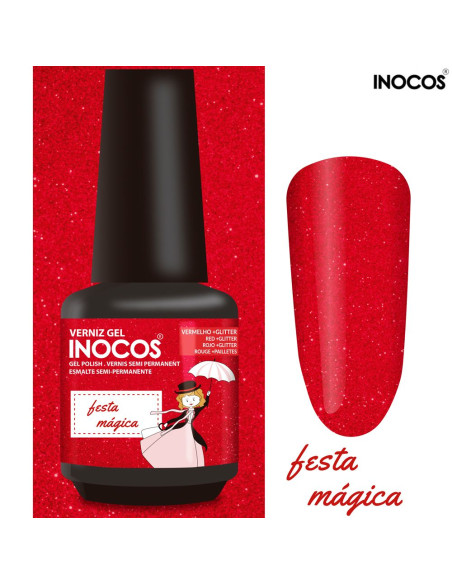 Festa Mágica Verniz Gel 15ml - Coleção Maria Popina - Inocos INOCOS Verniz Gel