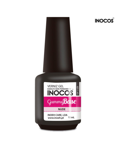 Gummy Base Nude Verniz Gel 15ml Inocos INOCOS Complementos