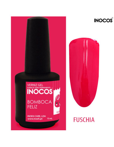 Bomboca Feliz Verniz Gel 15ml Inocos INOCOS Verniz Gel