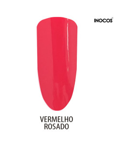Joaninha Verniz Gel Vermelho Rosado 15ml Inocos INOCOS Verniz Gel 2