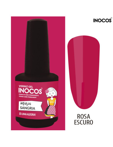 Maria Sangria Verniz Gel 15ml - Inocos INOCOS Verniz Gel