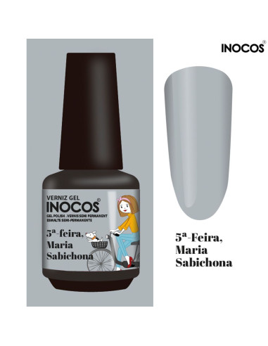 5ª Feira Maria Sabichona Verniz Gel 15ml - Inocos INOCOS Verniz Gel