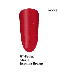 6ª Feira Maria Espalha Brasas Verniz Gel 15ml - Inocos INOCOS Verniz Gel 2