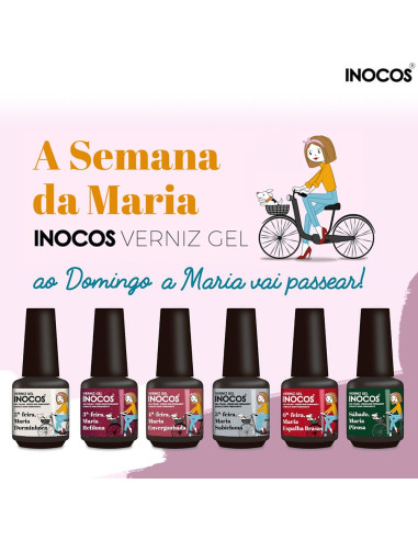 Coleção Verniz Gel Inocos - Coleção A Semana da Maria INOCOS Verniz Gel