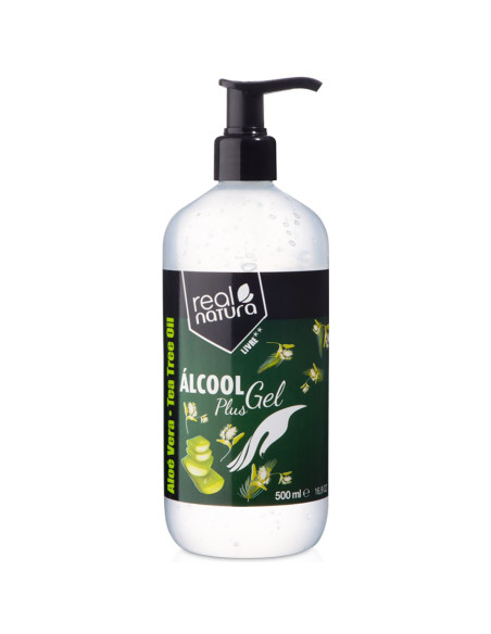 Álcool Gel Tea Tree Oil 500ml - Real Natura | DESC Desinfetante