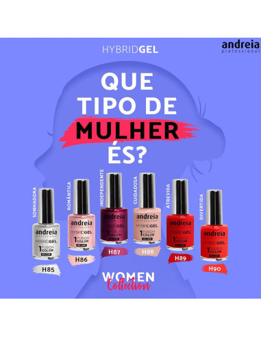 Hybrid Gel Women Collection - Andreia Verniz Andreia Hybrid Gel