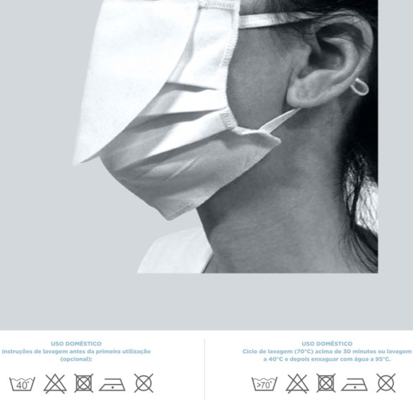 Mascarilla reutilizable V2 de 6 capas con visera