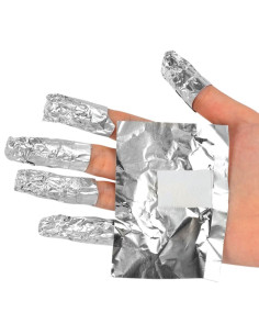 Bandas de aluminio para retirar semipermanente, 100 unidades 2