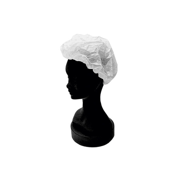 Gorros desechables TNT con ajuste elástico, 100 unidades
