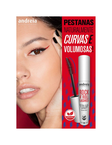 Andreia Makeup Rock N’ Roll Lashes máscara de pestañas
