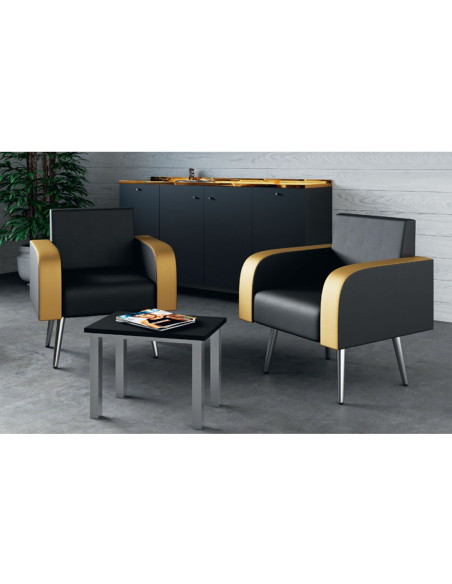 Sofá individual Panamera para sala de espera