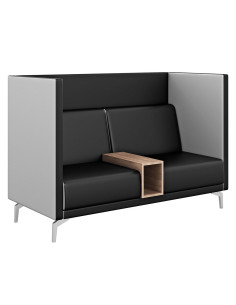 Sofá doble Square C para sala de espera