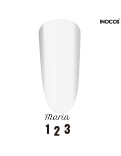 Verniz Gel Branco Puro Maria 1-2-3 15ml Maria na TV INOCOS INOCOS Verniz Gel 2