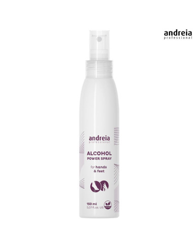 Alcohol Power Spray Desinfetante para mãos e pés 150ml - Andreia Professional Desinfeção com Andreia Profissional