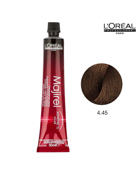 Majirel 4.45 Castanho Acobreado Acajou 50ml Loreal Profissional Majirel L'Oreal