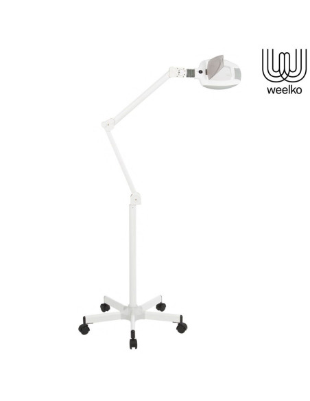 Lupa LED c/ Pé Amplificável de 3 a 5 Dioptrias - Weelko Lupa Estética