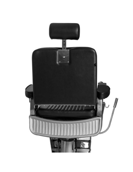 Grateau sillón de barbero reclinable negro