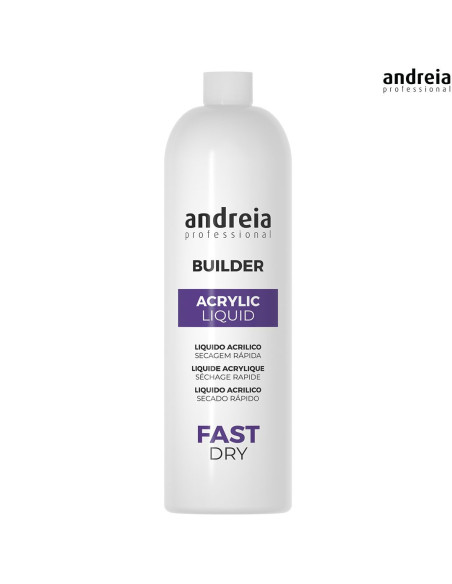 Líquido Acrílico Secagem Rápida 1000ml Andreia Builder Andreia Acrílico