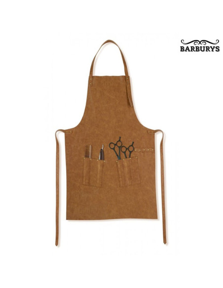 Avental para Barbeiro Castanho - Barburys Barburys