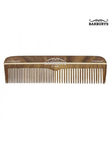 Pente de Cabelo Madeira - Rosewood 02 - Barburys - DESC Pentes de Cabelo