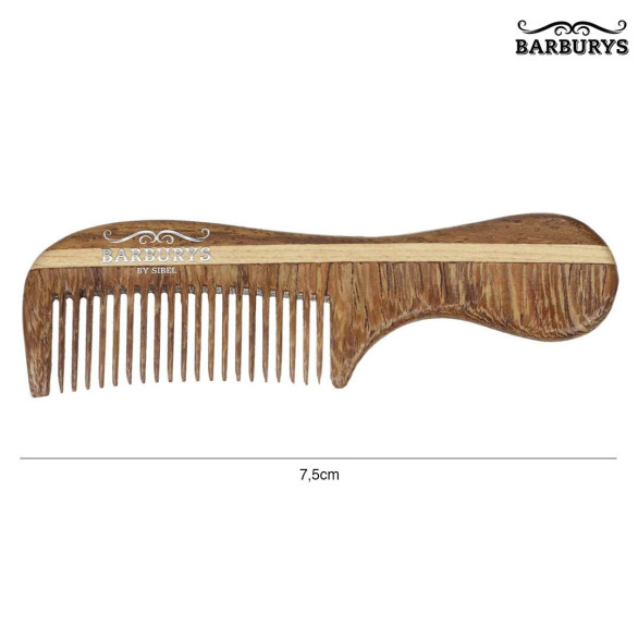 Barburys Mini Mustache peine de bigote de madera
