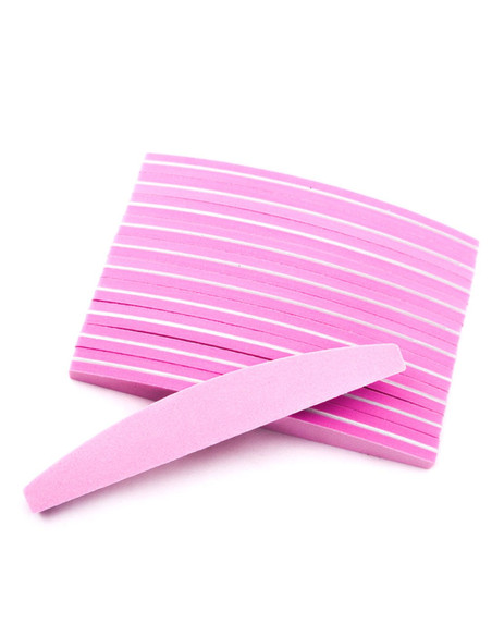 Lima Bloco Buffer Rosa 100/180 Limas 3/4/7 Faces | Buffer Unhas