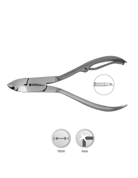 Alicate Unhas Inox 10cm - Stell Pro Alicates para Unhas