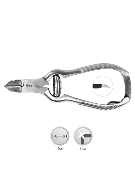 Stell Pro alicate de uñas inoxidable 12 cm