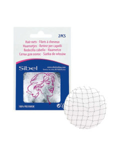 Redecillas blancas para cabello y moño, 2 unidades