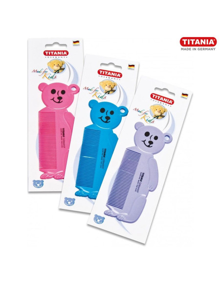 Pente Urso Kids - Titania DESC Pentes de Cabelo