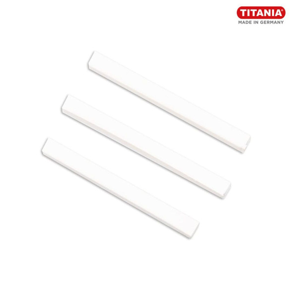 Titania recambios de goma para rizador, 3 unidades