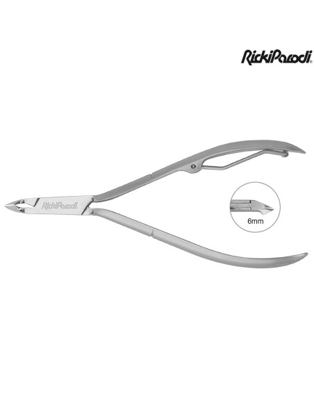 Alicate Cutículas Inox 11.5cm - 6mm - Ricki Parodi Alicates para Unhas