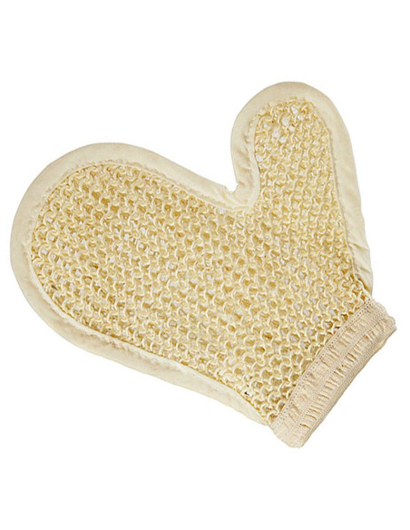Manopla de masaje de sisal
