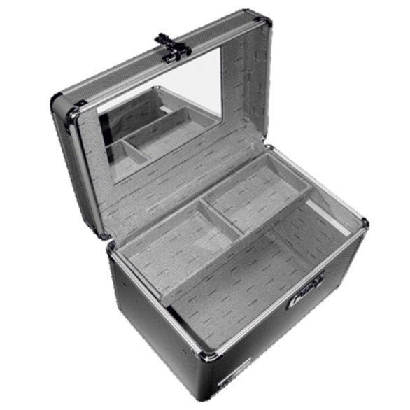 Maletín profesional compacto de aluminio con asa