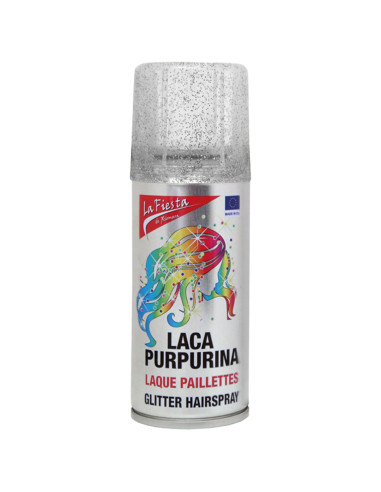 Laca Purpurinas Prata 100ml Maquilhagem Corporal 