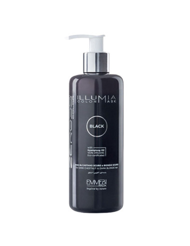 Máscara de Cor 300ml Preto - Illumia - Emmebi Illumia - Máscara de Cor