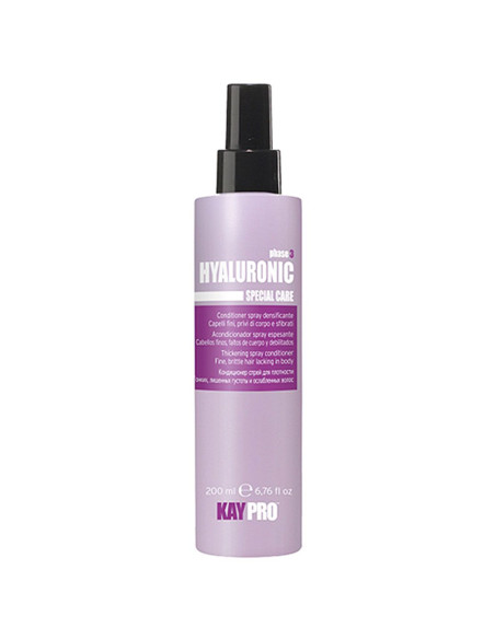 Spray Condicionador de Cabelos Finos 200ml - Hyaluronic - KayPro KayPro  Hyaluronic (Cabelos Finos e Danificados)