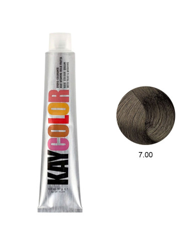 Coloração 7.00 Louro Natural Frio 100ml - Kaycolor Kay Color